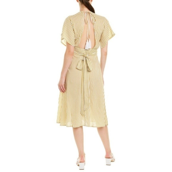 Elan | Plunging Midi Dress S - Picture 2 of 9